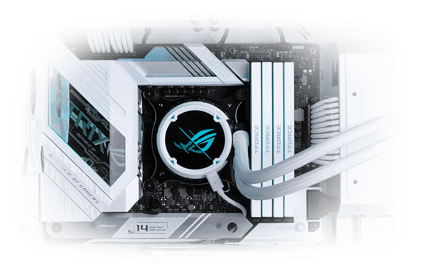 The Strix Z790-A is compatible with all ASUS AIO coolers.