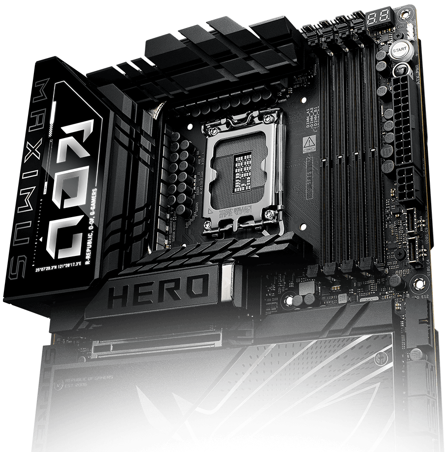 Das ROG Maximus Z890 Hero verfügt über Aura Sync.