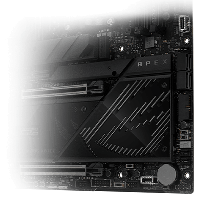 Two USB 20Gbps USB Type-C® Panel Connectors on ROG Crosshair X870E Apex
