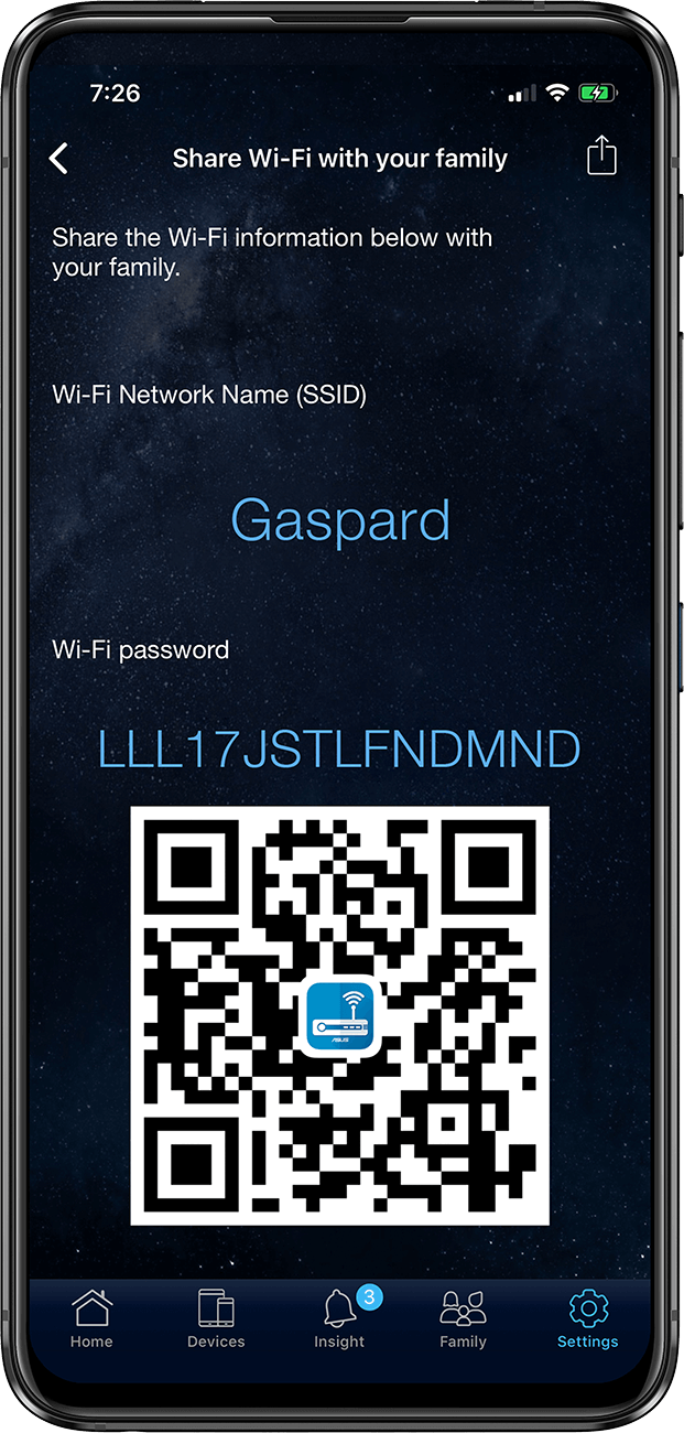 In just a single tap on the ASUS Router app, a user friendly interface to control all your network task.