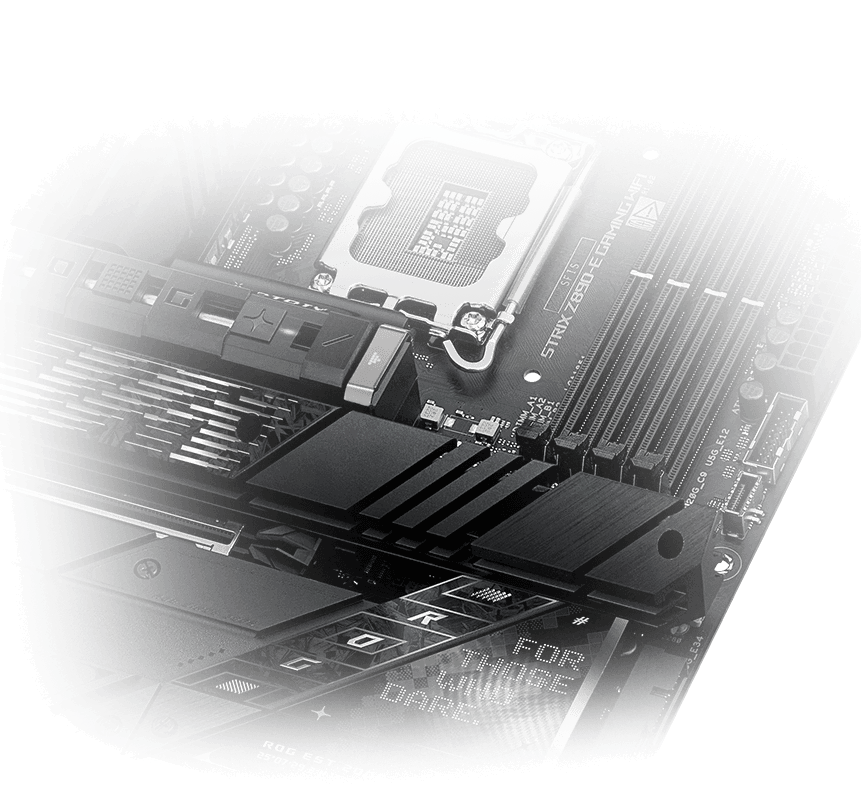 The ROG Maximus Z890 Hero supports NitroPath DRAM Technology