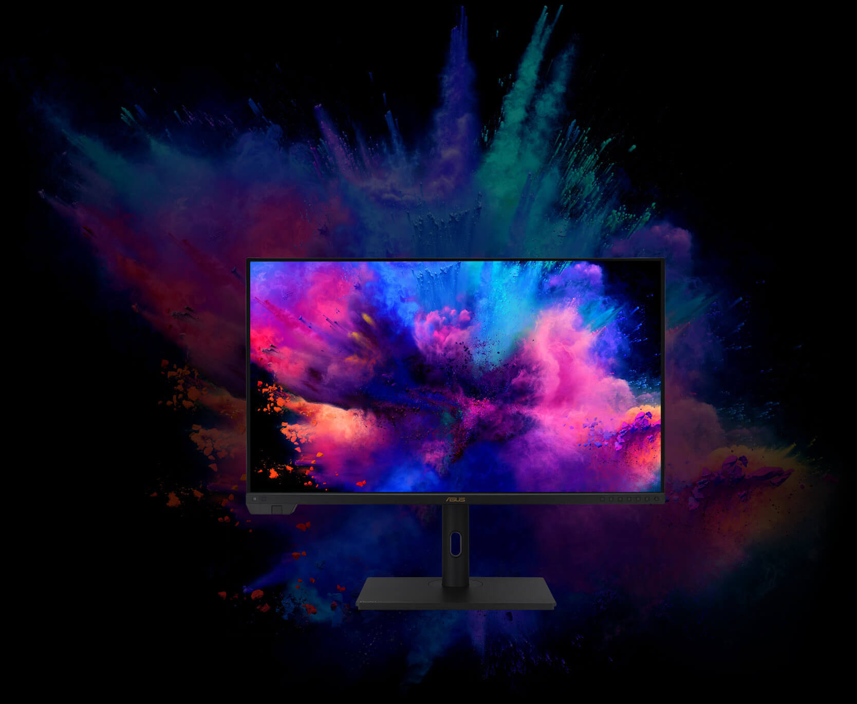 A vibrant powder explosi ProArt Display PA32UCXR