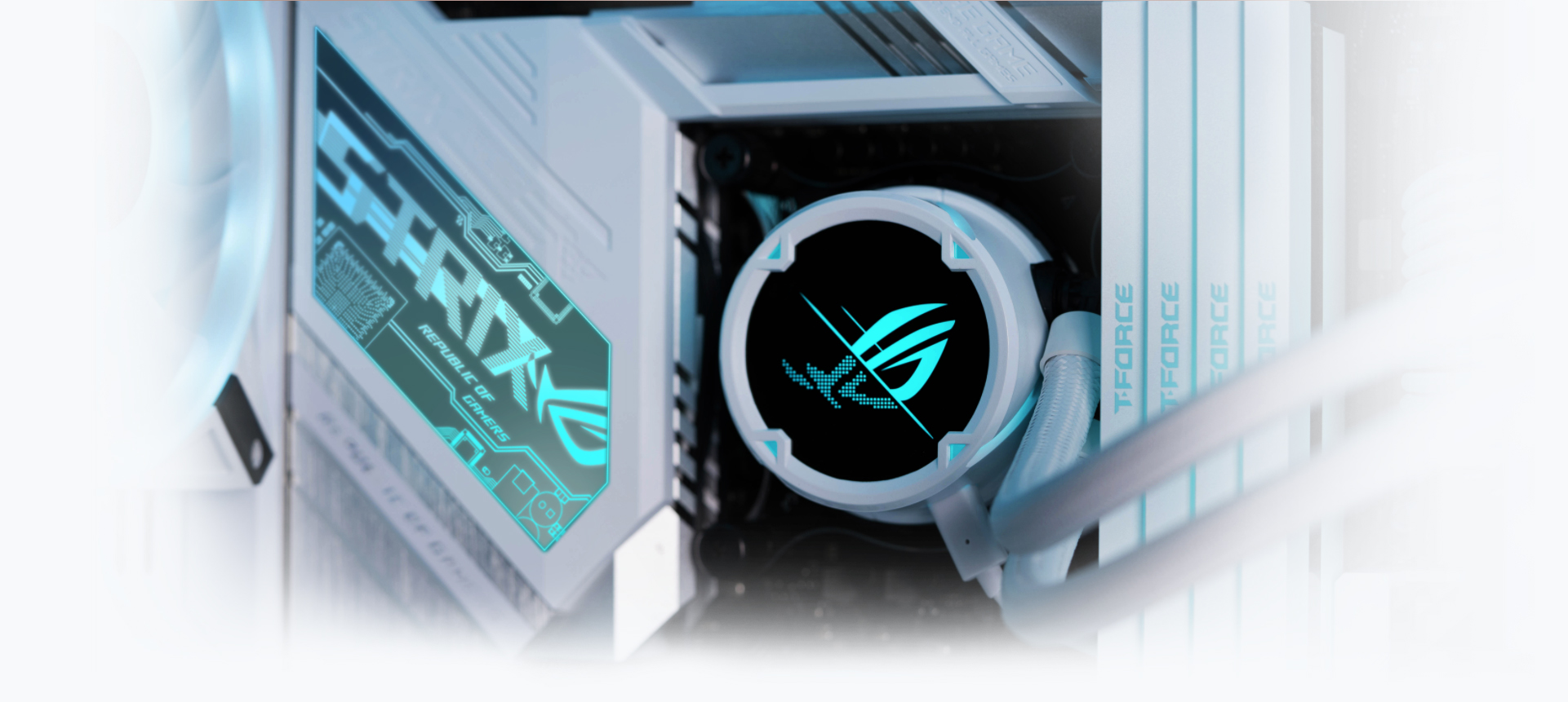 ROG Strix LC II 240 ARGB White Edition menampilkan Estetika Moonlight White