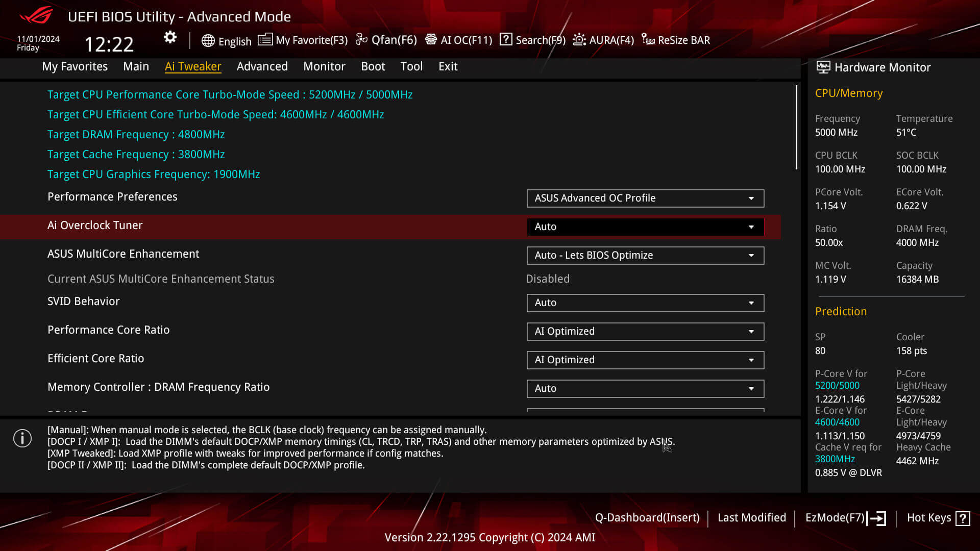 BIOS Advanced Mode UI picture
