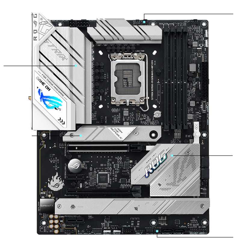 Strix B760-A D4 散熱規格