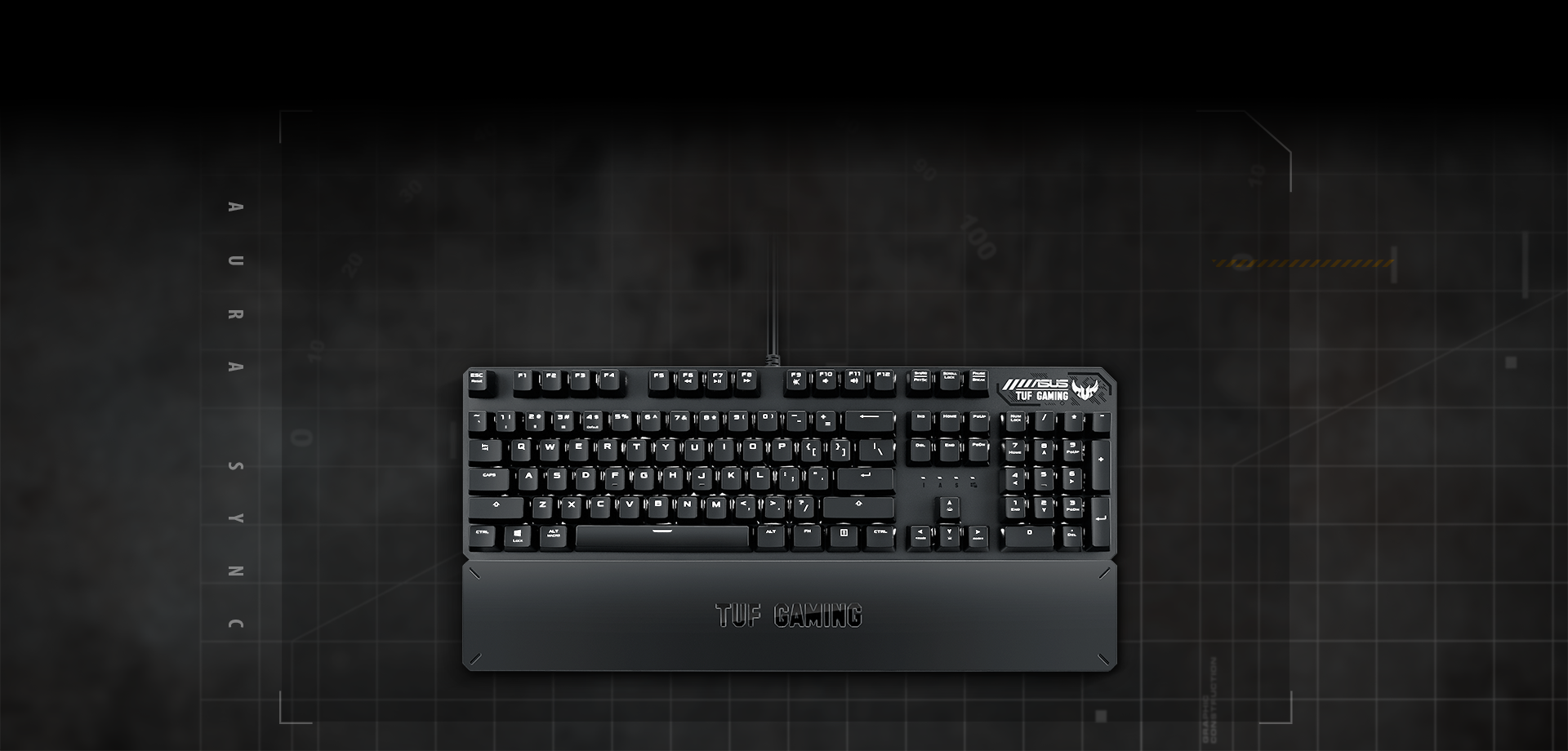 ASUS TUF Gaming K3 includes Aura Sync RGB lighting