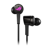 ROG Cetra RGB lighting, front view