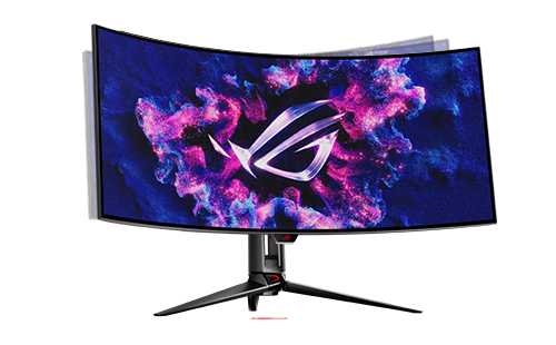 Swivel adjustment of the monitor