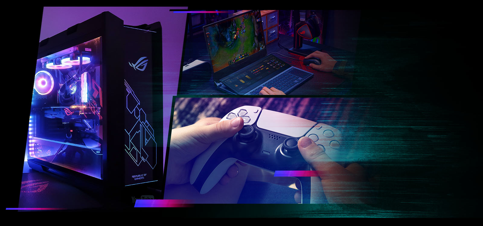 ROG Strix SQ7 ist kompatibel mit PCs, Laptops und PlayStation 5