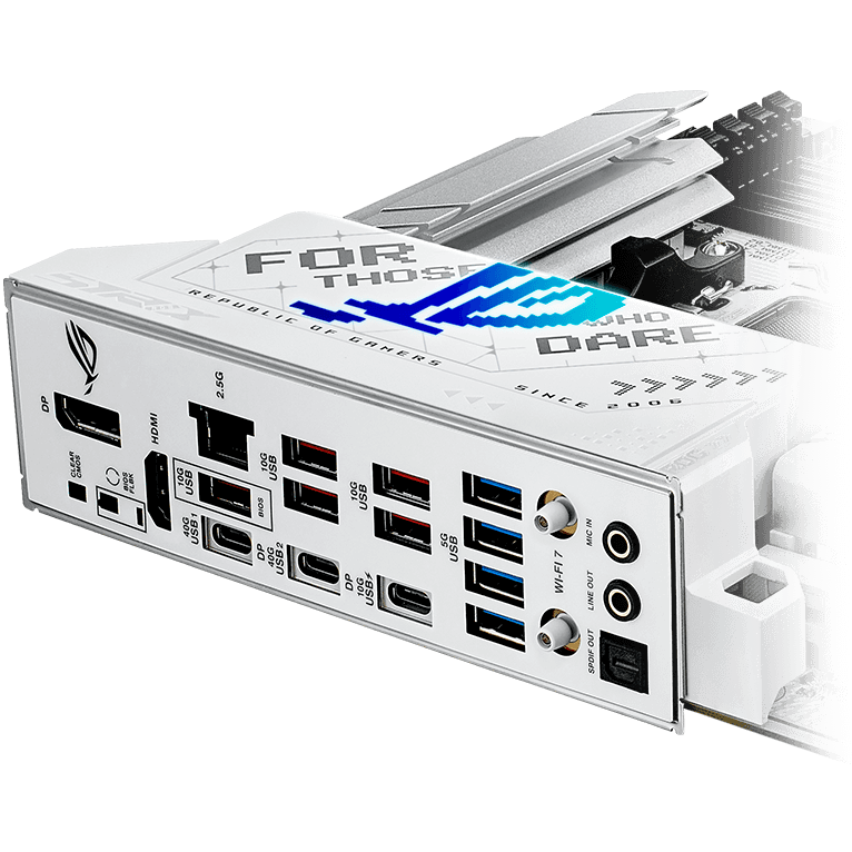 Płyta główna Strix X870-A jest wyposażona w DWA PORTY USB4®