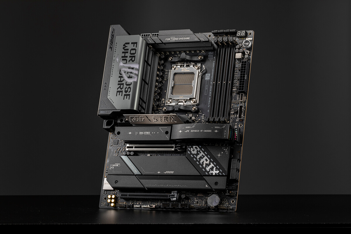 Foto del escenario de la placa base X870E-E