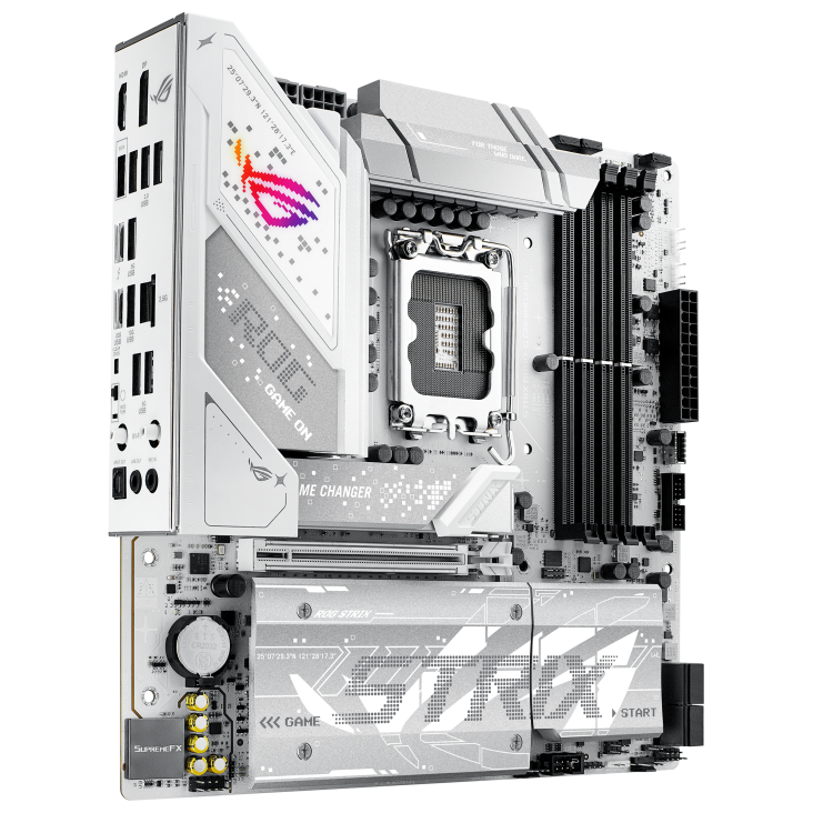 ROG STRIX B860-G GAMING WIFIfront view, 45 degrees, viewed from right